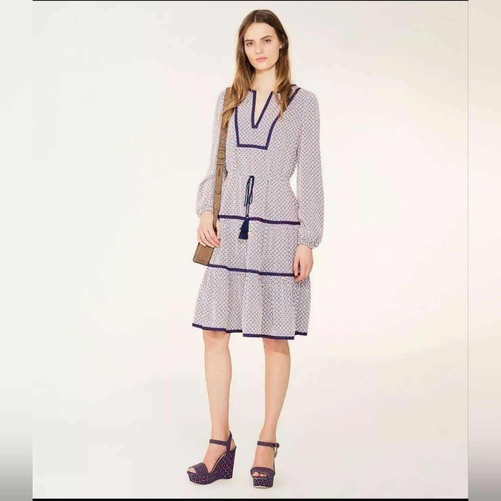 Tory Burch Haven Printed Canvas Platform Sandal - Picture 2 of 7